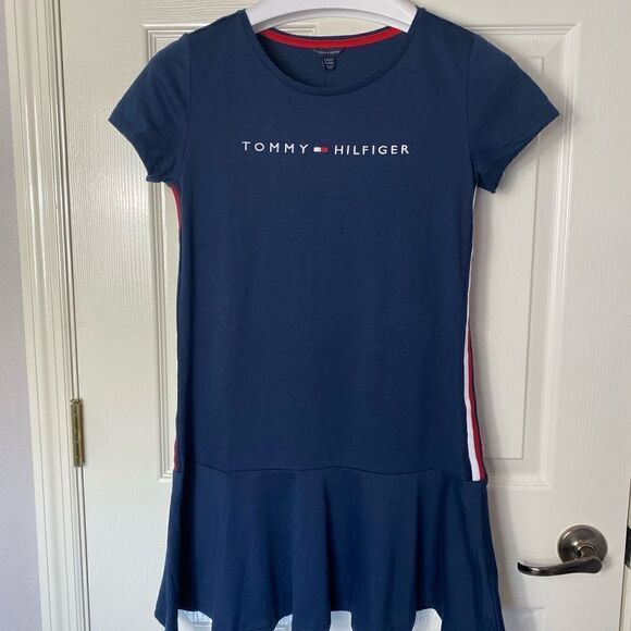 Tommy Hilfiger GIRLS LARGE (12/14) Short Sleeve Dress - Picture 1 of 6